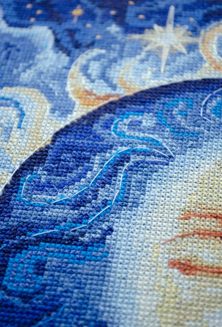 Cross-stitch kit - Heavenly Couple AH-265