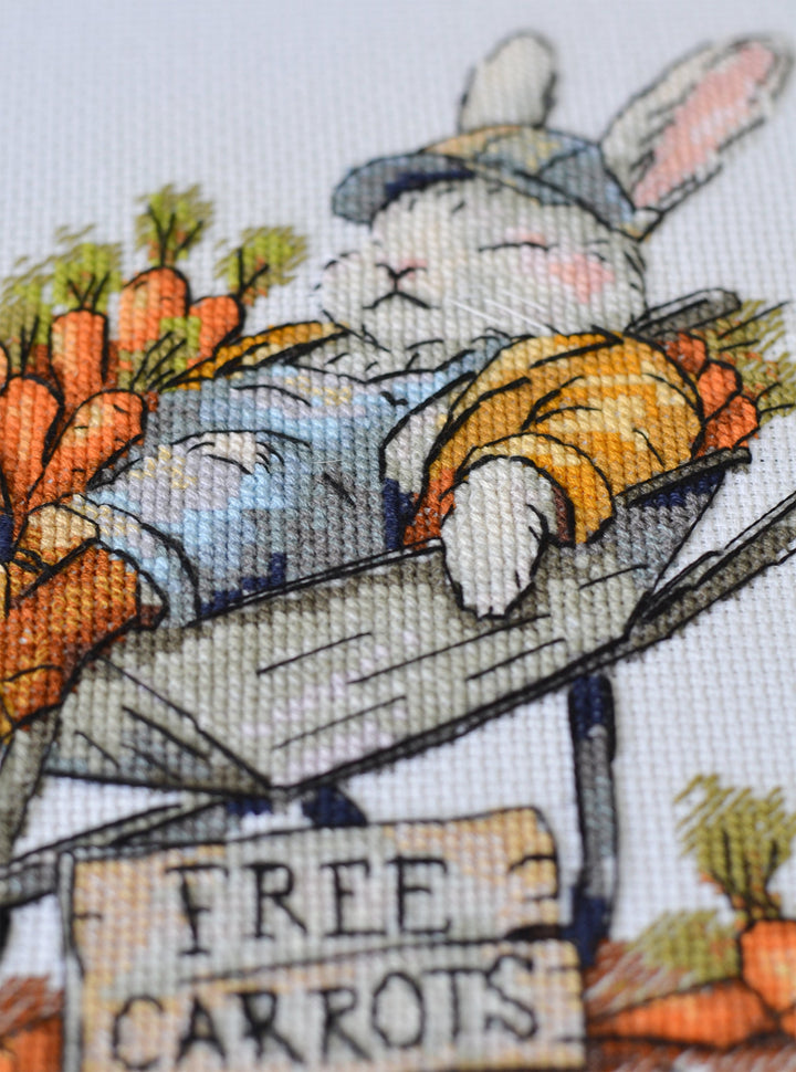 Cross-stitch kit - Free carrots AH-288