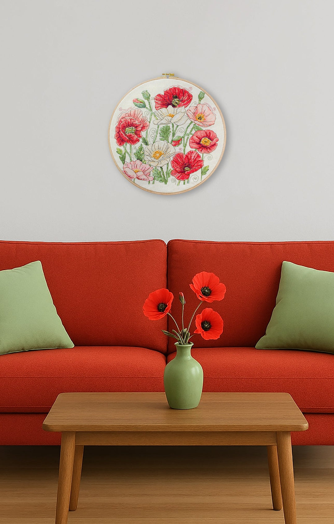 When Poppies Bloom Counted Cross-Stitch Kit by Abris Art AH-299