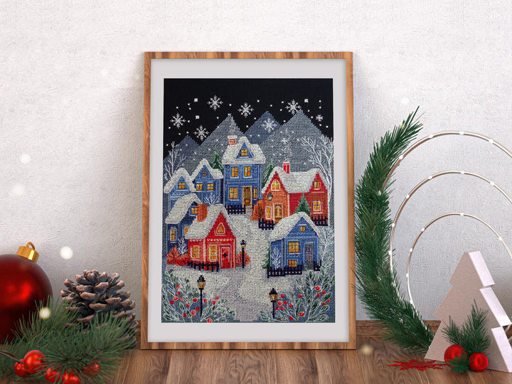 The Night Before Christmas Counted Cross-Stitch Kit by Abris Art AH-302
