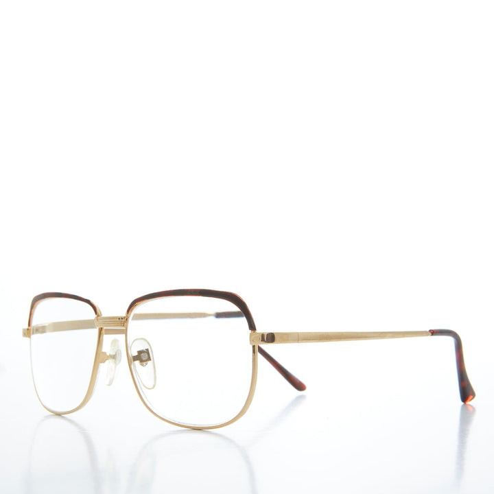 Square Two-Tone Vintage Reading Glasses - Ainsley