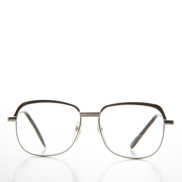 Square Two-Tone Vintage Reading Glasses - Ainsley