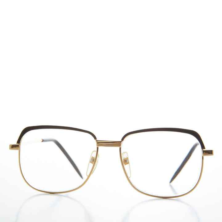 Square Two-Tone Vintage Reading Glasses - Ainsley