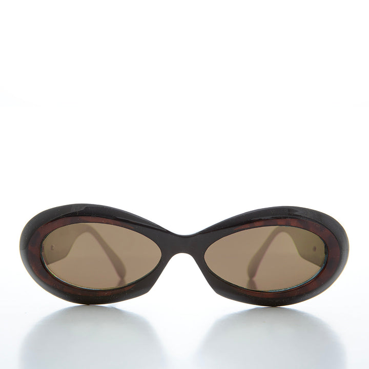 Classic Chunky Oval Women's Sunglasses - Alicia
