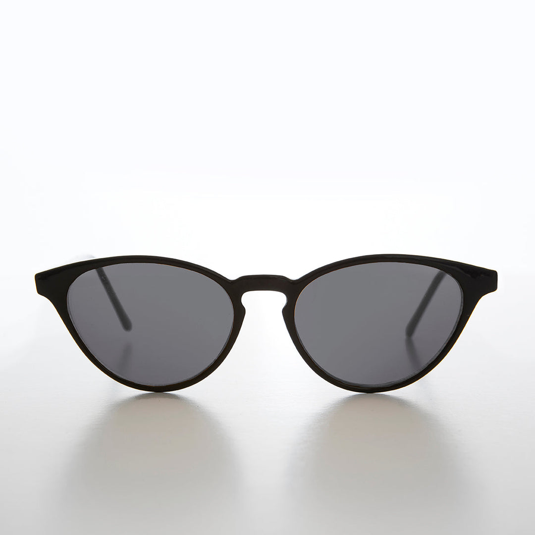 Women's Round Cat Eye Sunglass with Keyhole Bridge - Allie