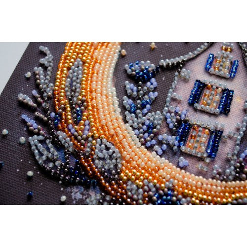 Mini Bead embroidery kit - The magic of the night sky