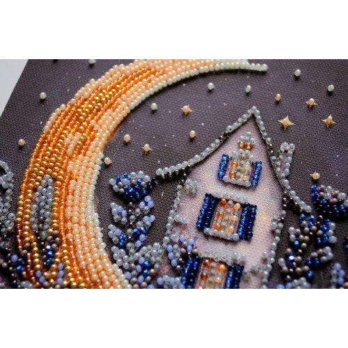 Mini Bead embroidery kit - The magic of the night sky
