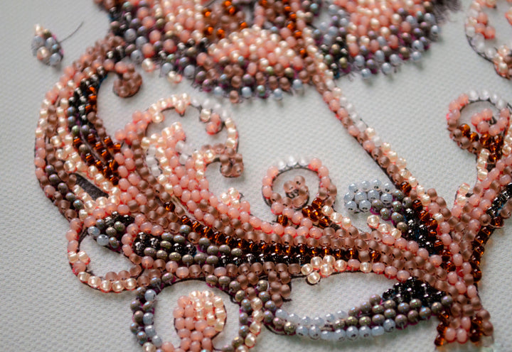 Mini Bead embroidery kit - Weightless tenderness AM-258