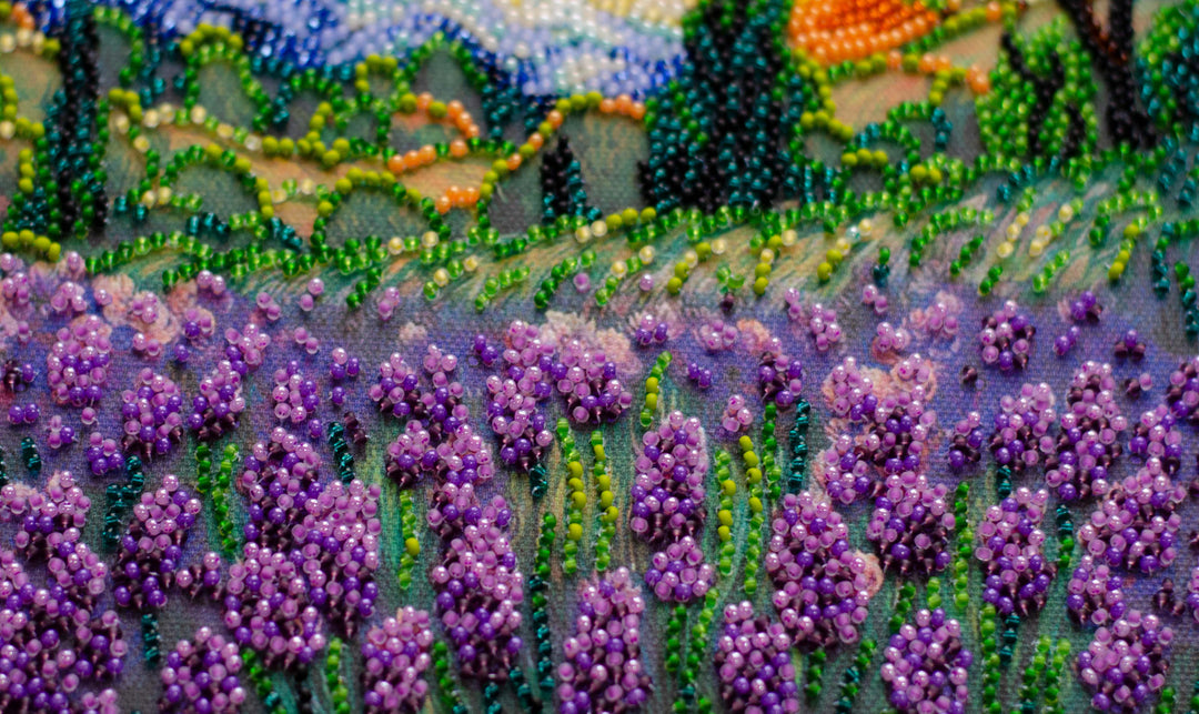 Mid-sized Bead Embroidery kit - Summer memories