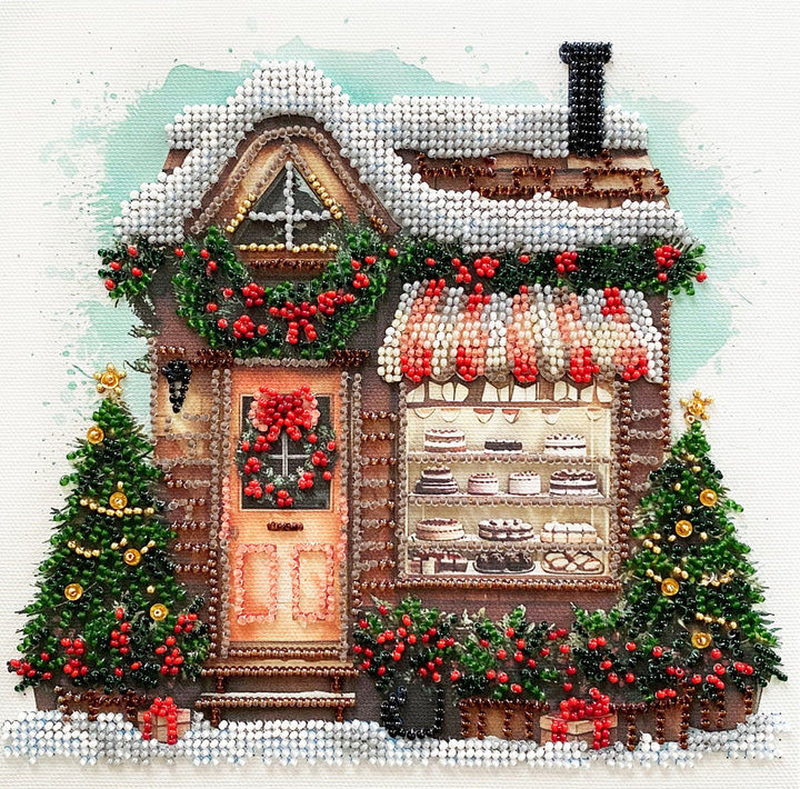 Time to Celebrate Mid-Sized Bead Embroidery Kit by Abris Art AMB-127