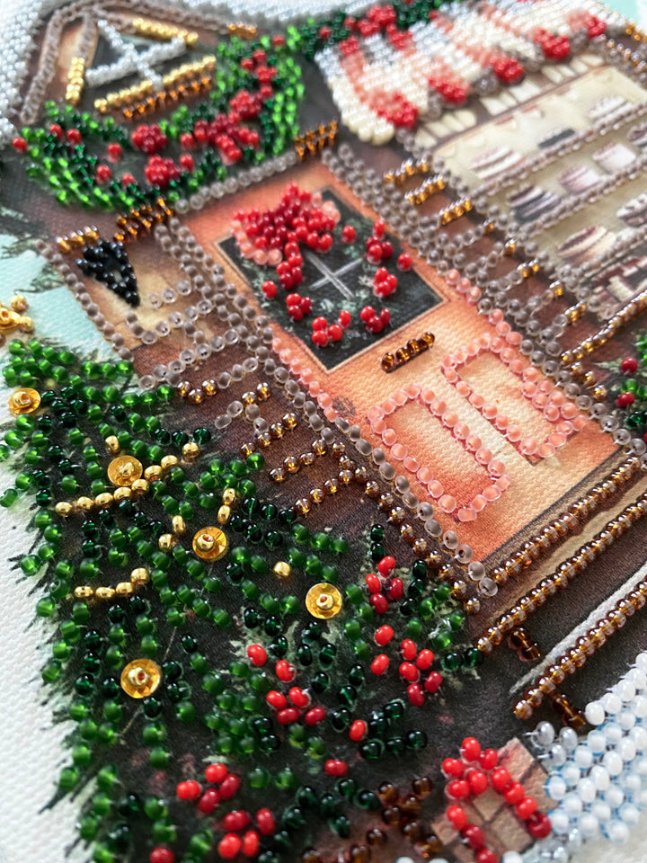 Time to Celebrate Mid-Sized Bead Embroidery Kit by Abris Art AMB-127