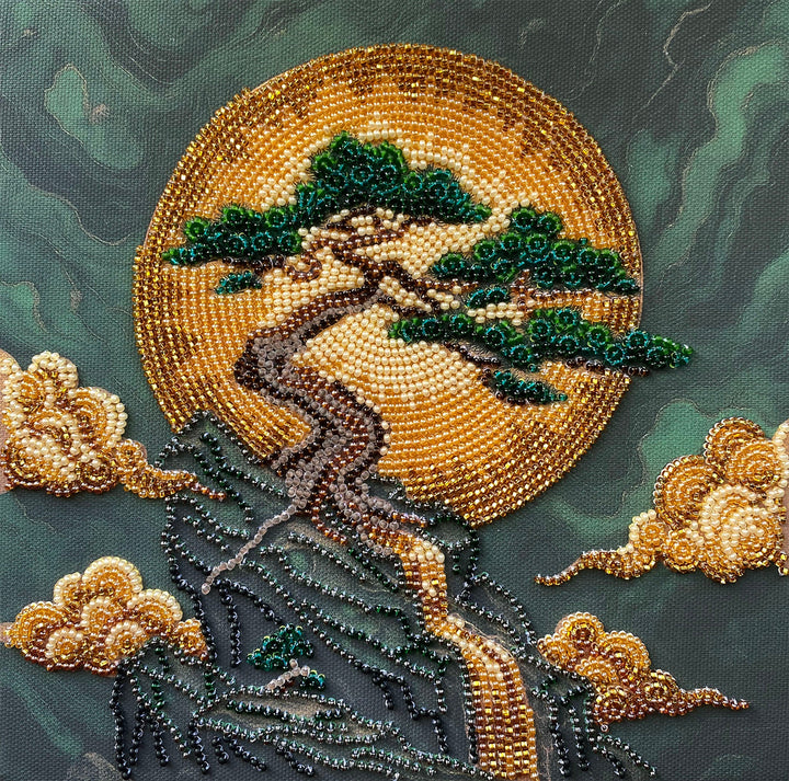 Tree of Wisdom Mid-Sized Bead Embroidery Kit by Abris Art AMB-134