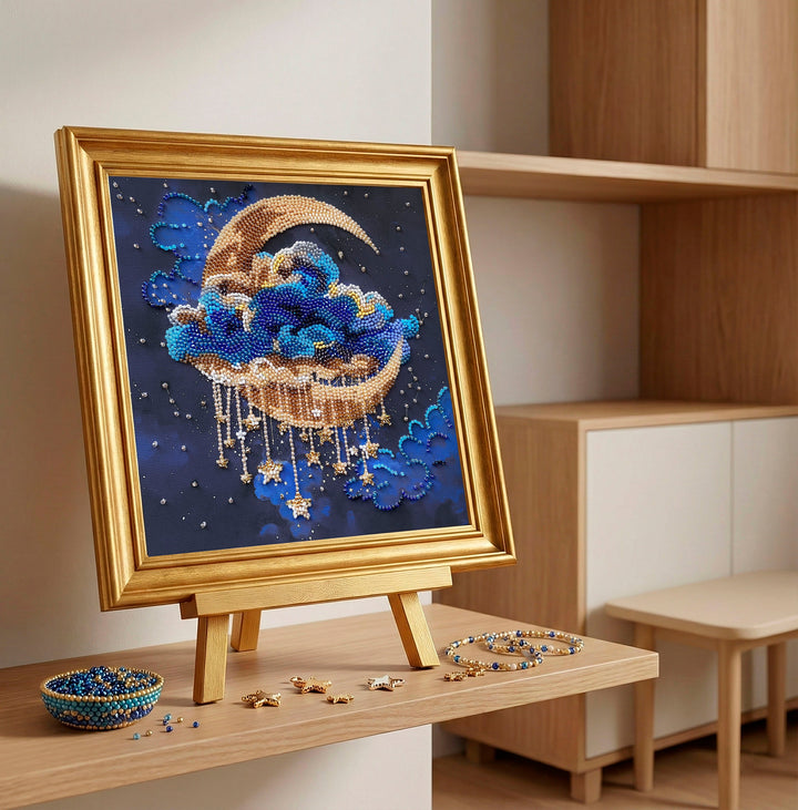 Cradle of Stellar Dreams Mid-Sized Bead Embroidery Kit by Abris Art AMB-138
