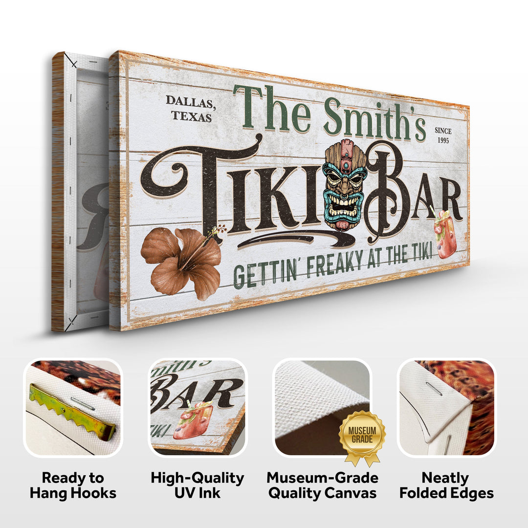 Personalized Tiki Bar Sign