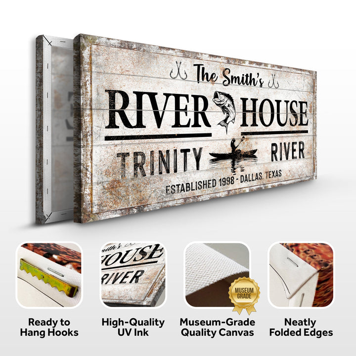 Personalized River House Sign II