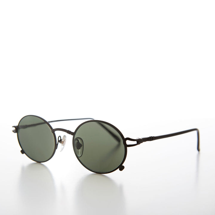 Round Combination Hip Hop Vintage Sunglass - Angel