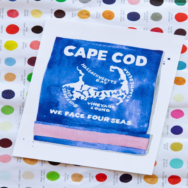 Cape Cod Matchbook Art Print