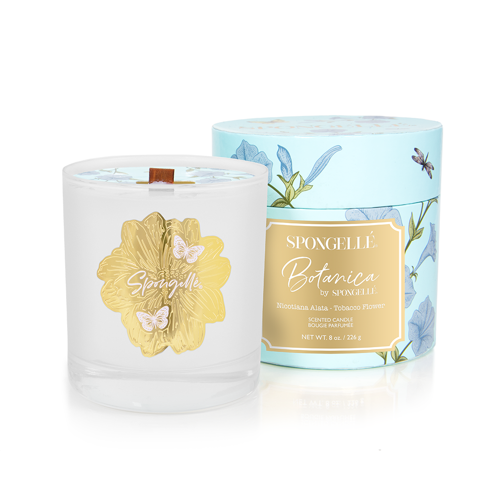 Tobacco Flower Body Buffer & Candle Set
