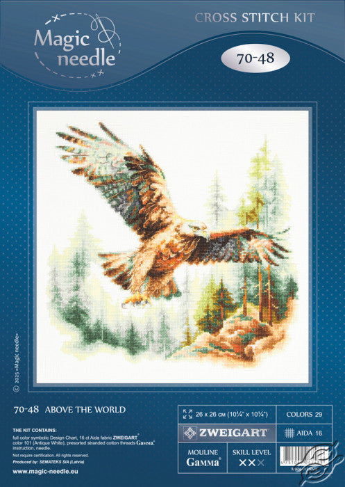 Above the World Counted Cross Stitch Kit by Magic Needle 70-48