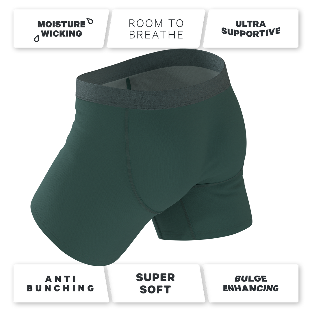 The Alloy | Dark Teal Ball Hammock® Pouch Underwear With Fly
