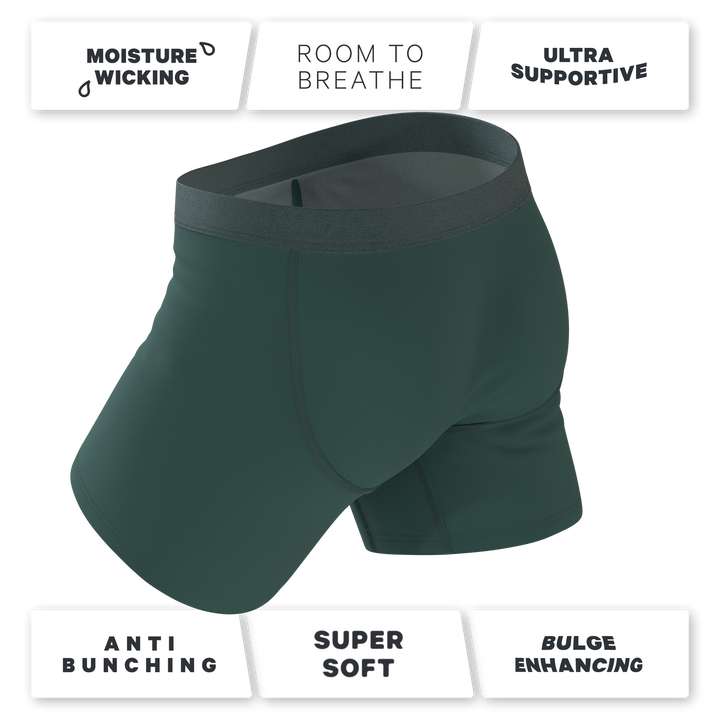 The Alloy | Dark Teal Ball Hammock® Pouch Underwear With Fly