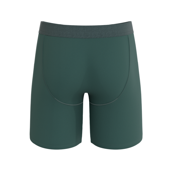 The Alloy | Dark Teal Long Leg Ball Hammock® Pouch Underwear With Fly