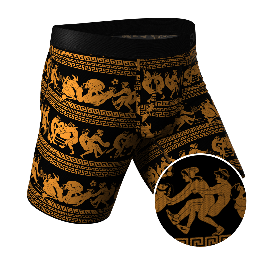 The Ancient Twister | Vase Long Leg Ball Hammock® Pouch Underwear With Fly