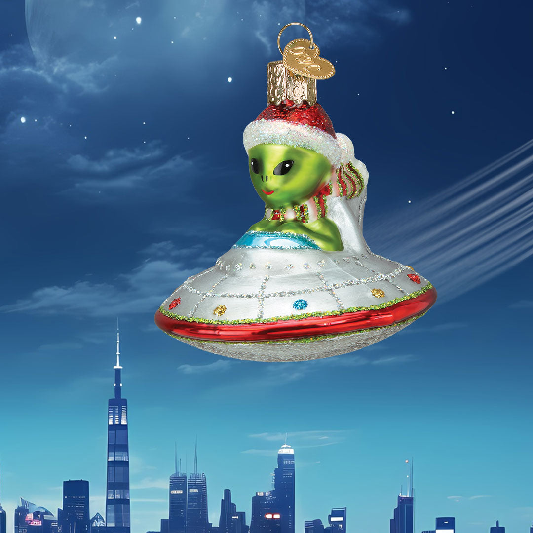 Christmas UFO Ornament