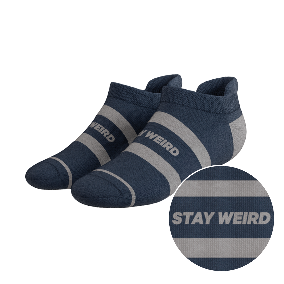 The Arctic | Navy and Grey Heel Hammock™ Ankle Socks