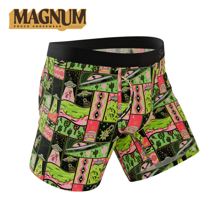 The Area 51 | Retro-Futuristic Alien Ball Hammock® Magnum Big Pouch Underwear