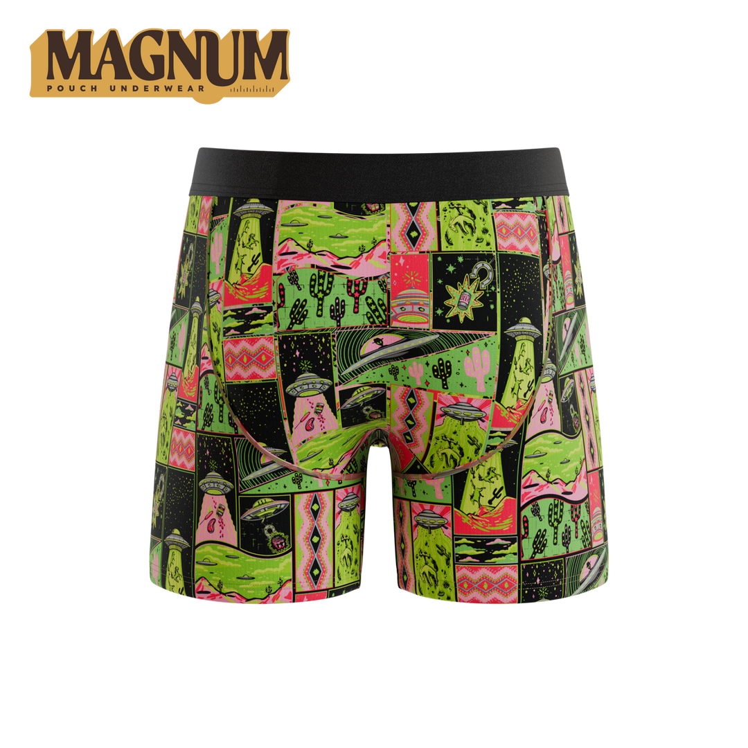 The Area 51 | Retro-Futuristic Alien Ball Hammock® Magnum Big Pouch Underwear