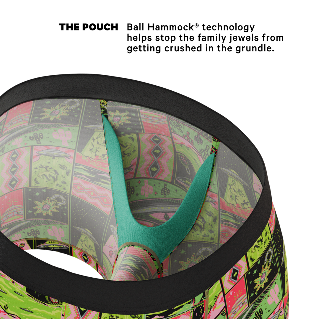 The Area 51 | Retro-Futuristic Alien Ball Hammock® Pouch Underwear