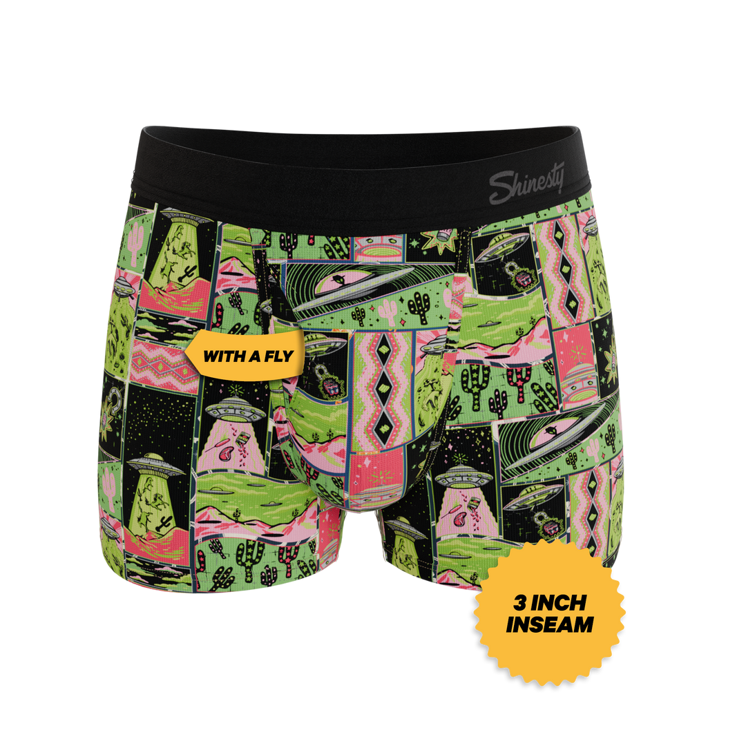 The Area 51 | Retro-Futuristic Alien Ball Hammock® Pouch Trunks Underwear
