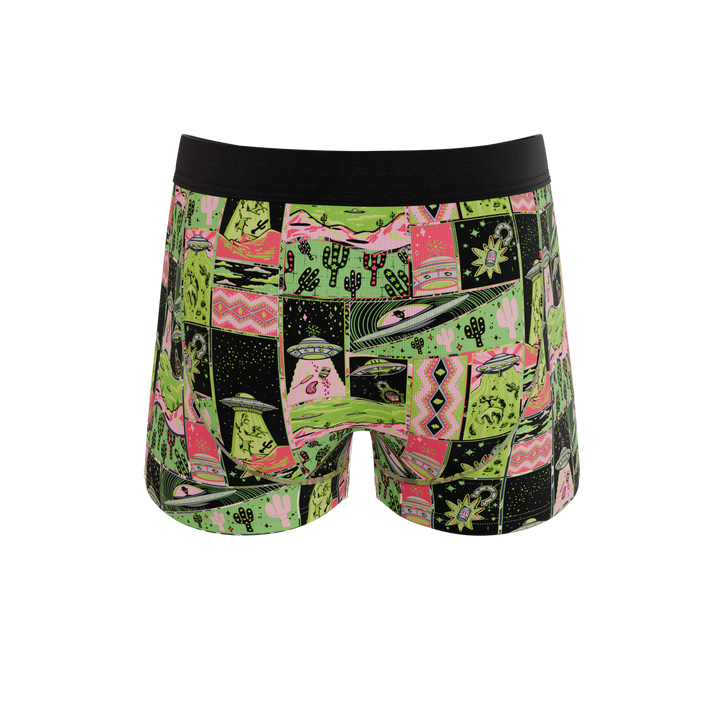 The Area 51 | Retro-Futuristic Alien Ball Hammock® Pouch Trunks Underwear