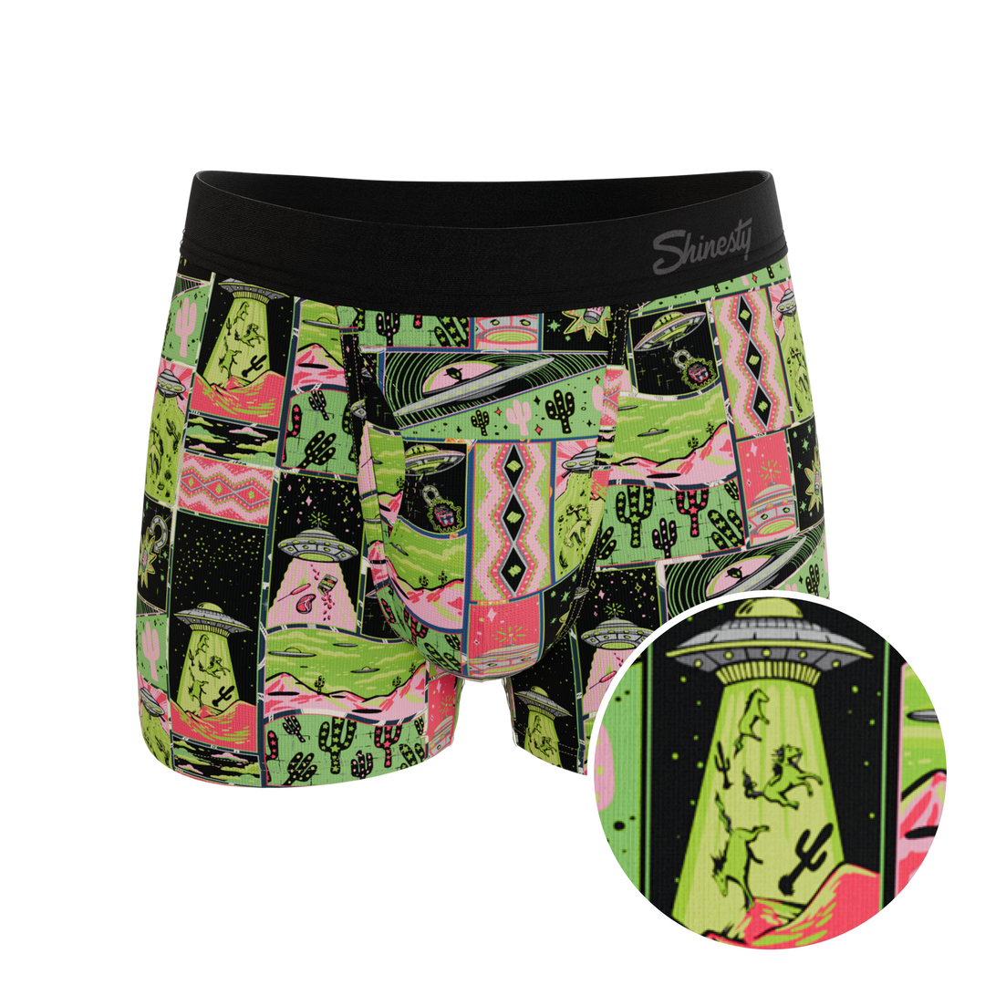 The Area 51 | Retro-Futuristic Alien Ball Hammock® Pouch Trunks Underwear