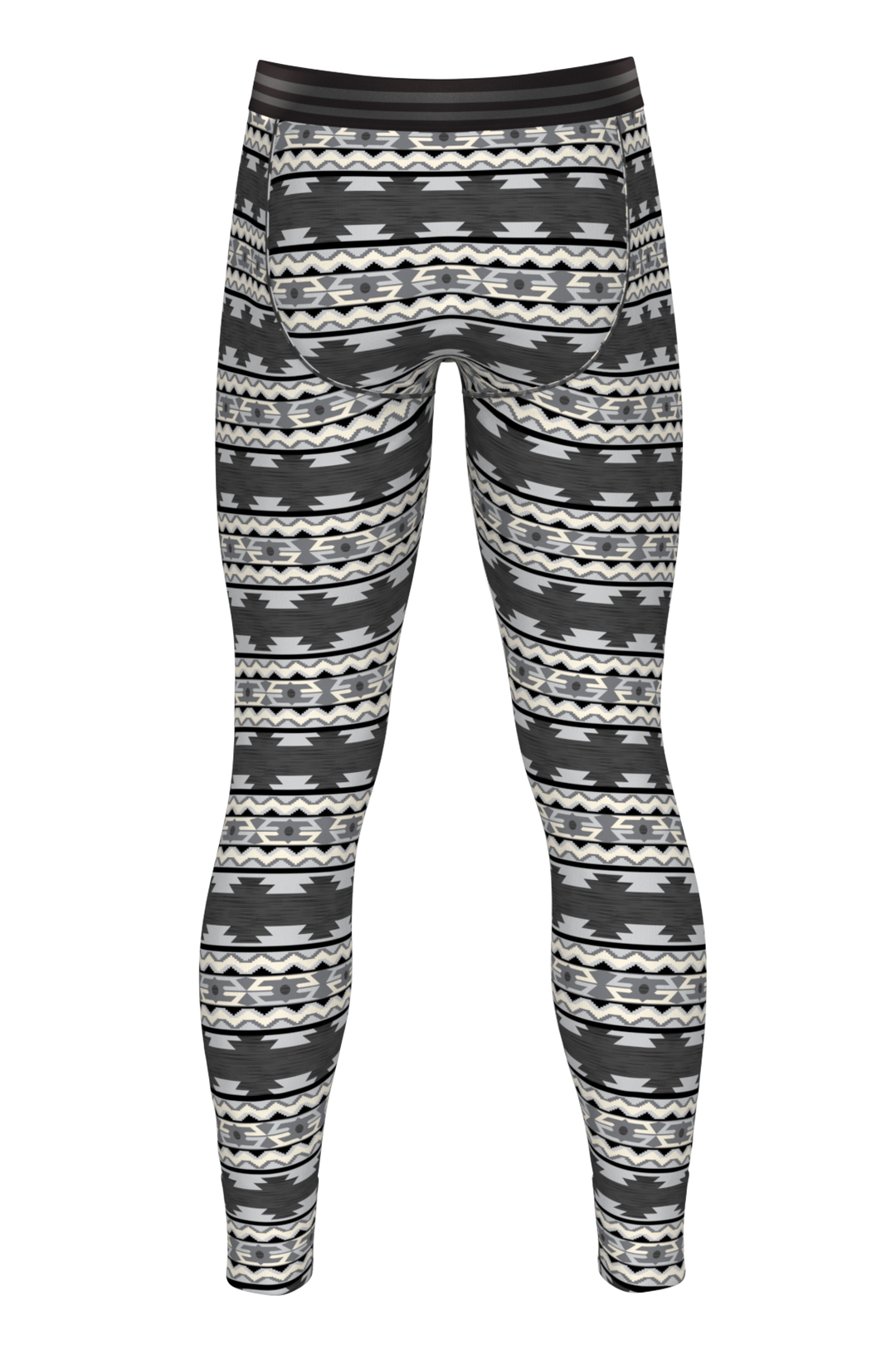 The Arroyo Grande | Grey and Black Aztec Ball Hammock® Long Johns