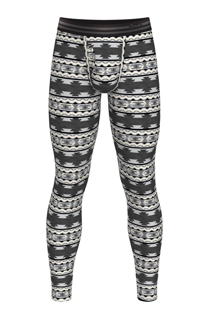 The Arroyo Grande | Grey and Black Aztec Ball Hammock® Long Johns