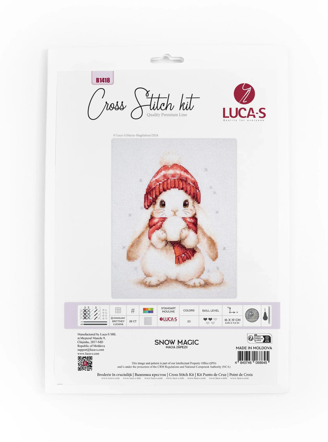 Snow Magic B1418L Counted Cross-Stitch Kit