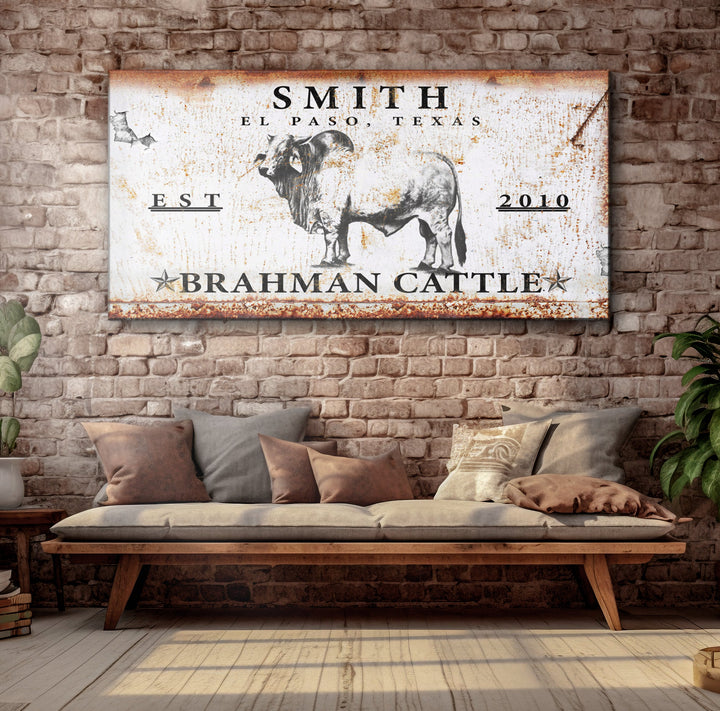 Brahman Cattle Sign