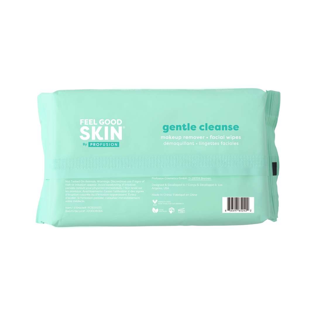 Feel Good Skin | Gentle Cleanse Makeup Remove Facial Wipes - 50 count