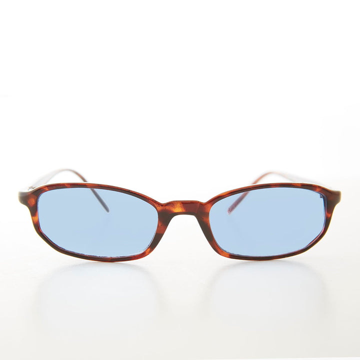 Small Rectangle Tinted Lens Sunglasses - Bard