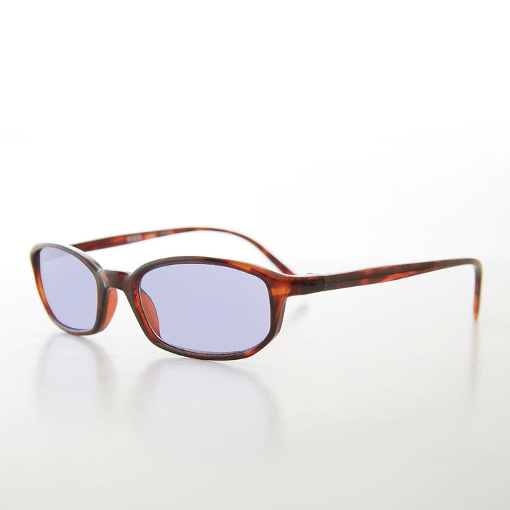 Small Rectangle Tinted Lens Sunglasses - Bard