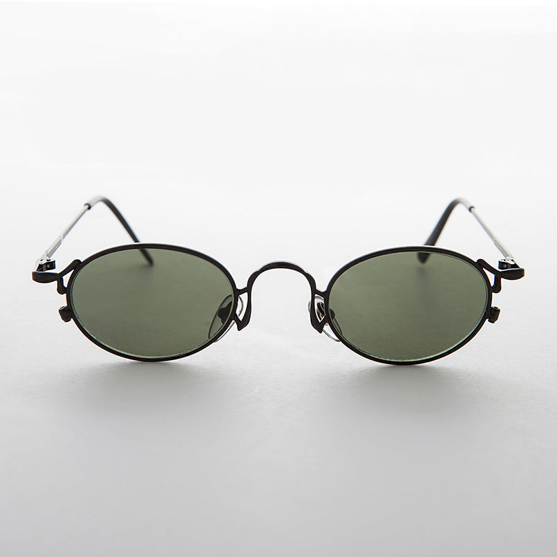 Oval Victorian Style 90s Sunglasses - Beatrice