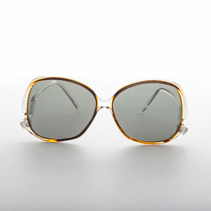 Drop Temple Polarized Women's Vintage Sunglass - Bella
