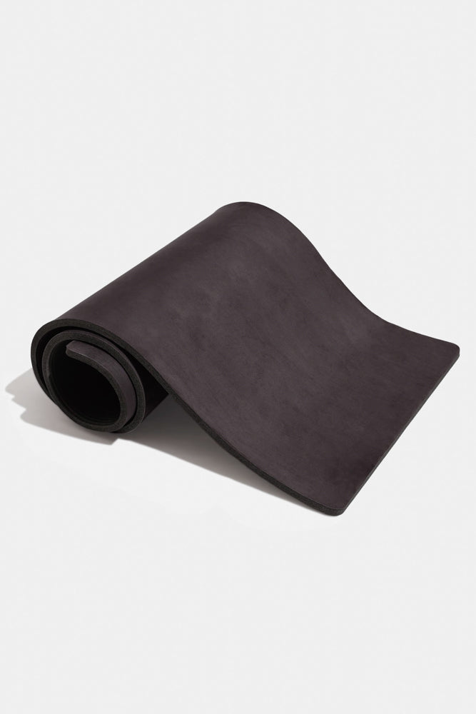 CloudCushion Vegan Suede Yoga Mat - Black 0.5” Thick