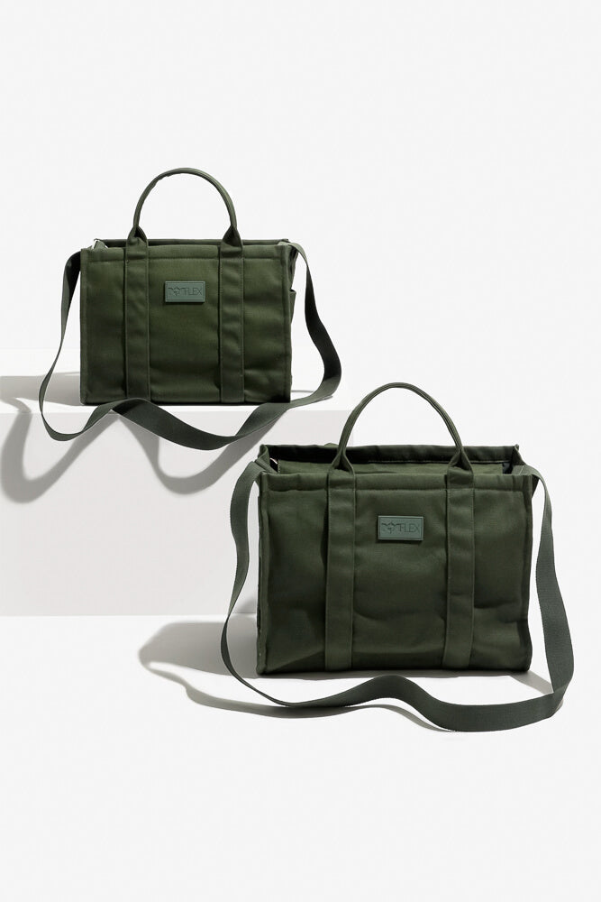 Sloane Tote- Jungle Green