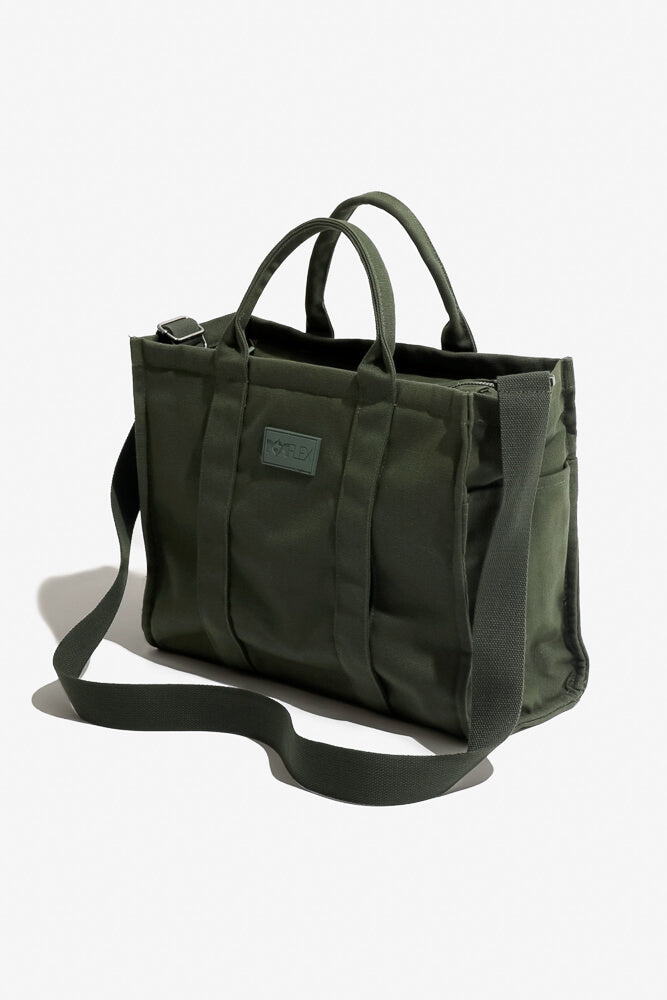 Sloane Tote- Jungle Green