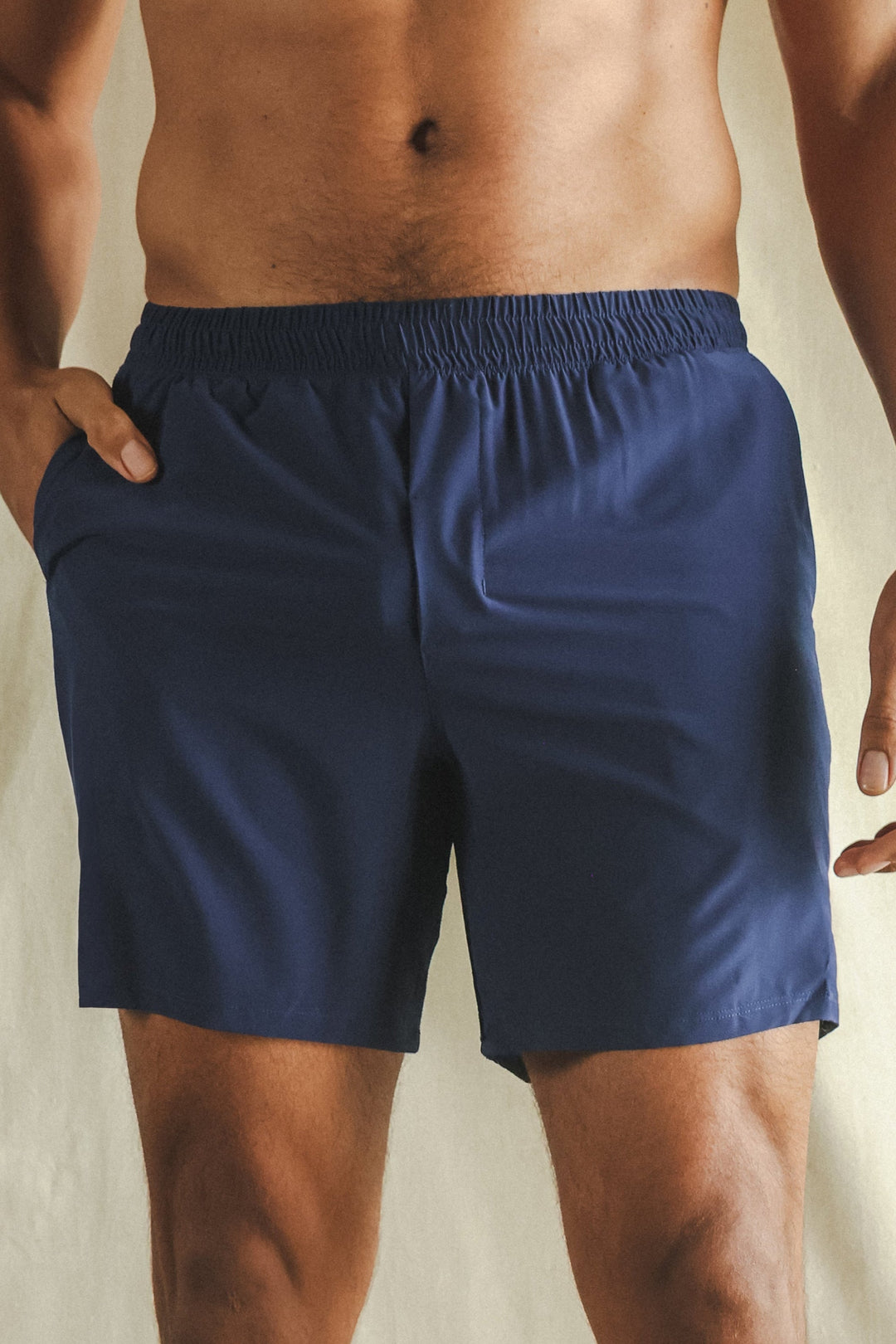 The Hot in Havana | Tropical Navy Ball Hammock® 7 Inch Athletic Shorts