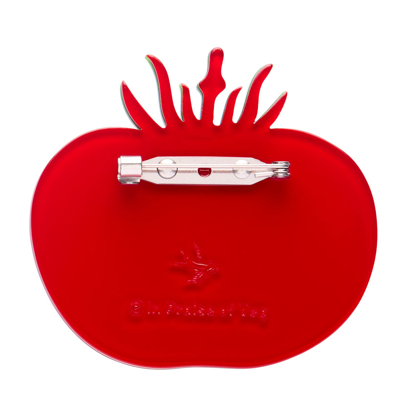 Tomato Time Brooch by Erstwilder