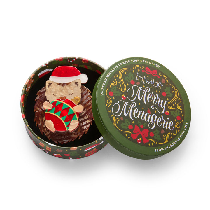 Hannah the Hedgehog Brooch by Erstwilder